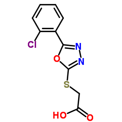 {[5-(2-Chlorophenyl)-1,3,4-oxadiazol-2-yl]sulfanyl}acetic acid picture