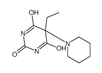 5-Ethyl-5-(1-piperidinyl)barbituric acid结构式