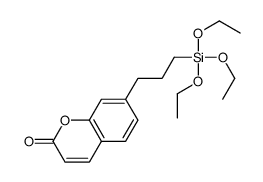 7-(3-triethoxysilylpropyl)chromen-2-one Structure