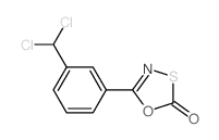 5-[3-(dichloromethyl)phenyl]-1,3,4-oxathiazol-2-one Structure