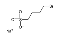 sodium 4-bromobutane-1-sulphonate Structure