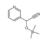 2-(pyridin-3-yl)-2-(trimethylsilyloxy)acetonitrile结构式