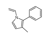 3-methyl-2-phenyl-1-vinyl-pyrrole Structure