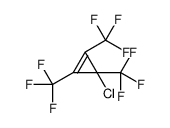 3-chloro-1,2,3-tris(trifluoromethyl)cyclopropene Structure