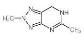 2H-1,2,3-Triazolo[4,5-d]pyrimidine,3,7-dihydro-2,5-dimethyl- Structure