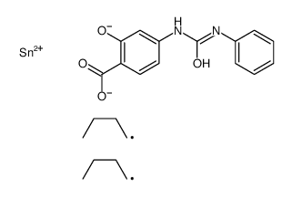 1-(2,2-dibutyl-4-oxo-1,3,2-benzodioxastannin-7-yl)-3-phenylurea Structure