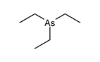 triethylarsine Structure