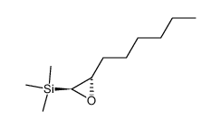 trans-2-hexyl-3-(trimethylsilyl)oxirane结构式