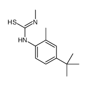 1-(4-tert-butyl-2-methylphenyl)-3-methylthiourea结构式