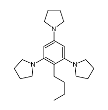 1-(2-butyl-3,5-dipyrrolidin-1-ylphenyl)pyrrolidine结构式