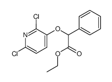 (2,6-Dichloro-pyridin-3-yloxy)-phenyl-acetic acid ethyl ester结构式