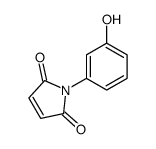 N-(3-HYDROXYPHENYL)MALEIMIDE结构式