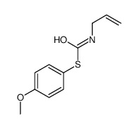 S-(4-methoxyphenyl) N-prop-2-enylcarbamothioate结构式