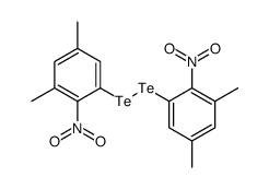 1-[(3,5-dimethyl-2-nitrophenyl)ditellanyl]-3,5-dimethyl-2-nitrobenzene Structure