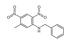 N-benzyl-5-methyl-2,4-dinitroaniline Structure