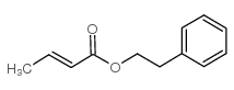 phenethyl (E)-crotonate Structure