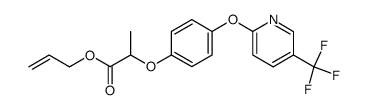 2-[4-(5-Trifluoromethyl-pyridin-2-yloxy)-phenoxy]-propionic acid allyl ester结构式