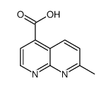 7-Methyl-1,8-naphthyridine-4-carboxylic acid结构式