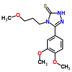 5-(3,4-DIMETHOXY-PHENYL)-4-(3-METHOXY-PROPYL)-4H-[1,2,4]TRIAZOLE-3-THIOL picture