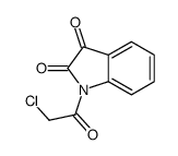 1-(2-chloroacetyl)indole-2,3-dione Structure