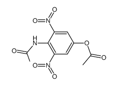 5-acetoxy-2-acetylamino-1,3-dinitrobenzene Structure