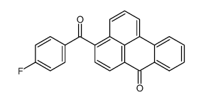 4-(4-fluorobenzoyl)-7H-benzo[de]anthracen-7-one结构式