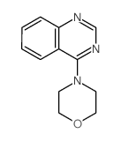 Quinazoline,4-(4-morpholinyl)-结构式