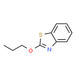 Benzothiazole, 2-propoxy- (9CI) structure