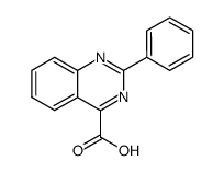 2-Phenylquinazoline-4-carboxylic acid Structure