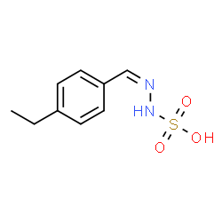 Hydrazinesulfonic acid, [(4-ethylphenyl)methylene]- (9CI) structure