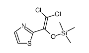 2-(2,2-dichloro-1-((trimethylsilyl)oxy)vinyl)thiazole结构式