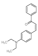 3-(4-diethylaminophenyl)-1-phenyl-prop-2-en-1-one Structure