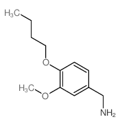 (4-Butoxy-3-methoxybenzyl)amine结构式