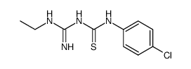 N-ethylcarbamimidoyl-N'-(4-chloro-phenyl)-thiourea结构式