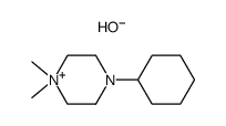 1,1-dimethyl-4-cyclohexylpiperazin-1-ium hydroxide Structure