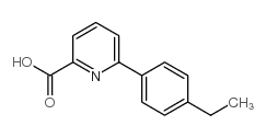 6-(4-Ethylphenyl)-picolinic acid Structure