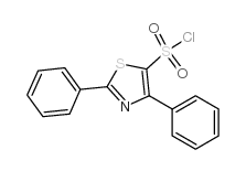 2,4-diphenyl-1,3-thiazole-5-sulfonyl chloride structure