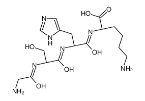 glycyl-seryl-histidyl-lysine Structure