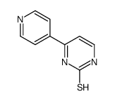 4-Pyridin-4-ylpyrimidine-2(1H)-thione Structure