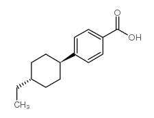 4-乙基环己基苯甲酸结构式