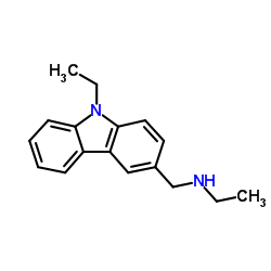 N-((9-ETHYL-9H-CARBAZOL-3-YL)METHYL)ETHANAMINE structure