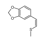 5-(2-methylsulfanylethenyl)-1,3-benzodioxole Structure