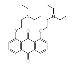 1,8-bis[2-(diethylamino)ethoxy]anthracene-9,10-dione Structure