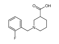 1-[(2-氟苯基)甲基]-3-哌啶甲酸图片