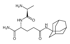 adamantylamide-alanyl-isoglutamine结构式