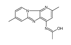 N-(2,7-Dimethyldipyrido(1,2-a:3',2'-d)imidazol-4-yl)acetamide Structure