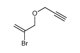 2-bromo-3-prop-2-ynoxyprop-1-ene Structure