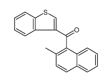 Methanone, benzo[b]thien-3-yl(2-methyl-1-naphthalenyl) Structure