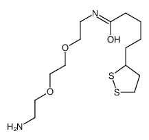 N-[2-[2-(2-aminoethoxy)ethoxy]ethyl]-5-(dithiolan-3-yl)pentanamide Structure