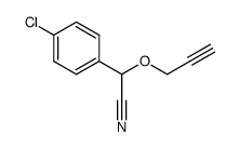 (4-chloro-phenyl)-prop-2-ynyloxy-acetonitrile Structure